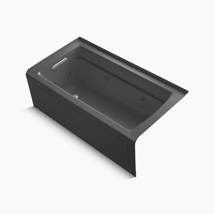 Kohler Archer 60" x 32" alcove whirlpool bath, left drain K-1122-LA-58 - Plumbing Market