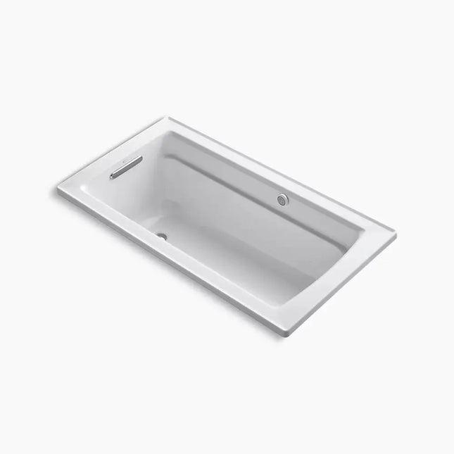 Kohler Archer 60" x 32" drop-in Heated BubbleMassage air bath K-1122-GH-0 - Plumbing Market