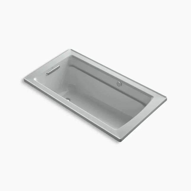 Kohler Archer 60" x 32" drop-in Heated BubbleMassage air bath K-1122-GH-95 - Plumbing Market