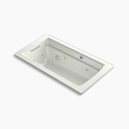 Kohler Archer 60" x 32" drop-in Heated BubbleMassage air bath and whirlpool K-1122-XHGH-NY - Plumbing Market