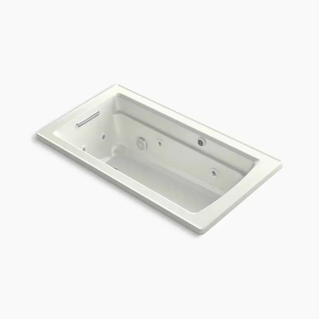 Kohler Archer 60" x 32" drop-in Heated BubbleMassage air bath and whirlpool K-1122-XHGH-NY - Plumbing Market