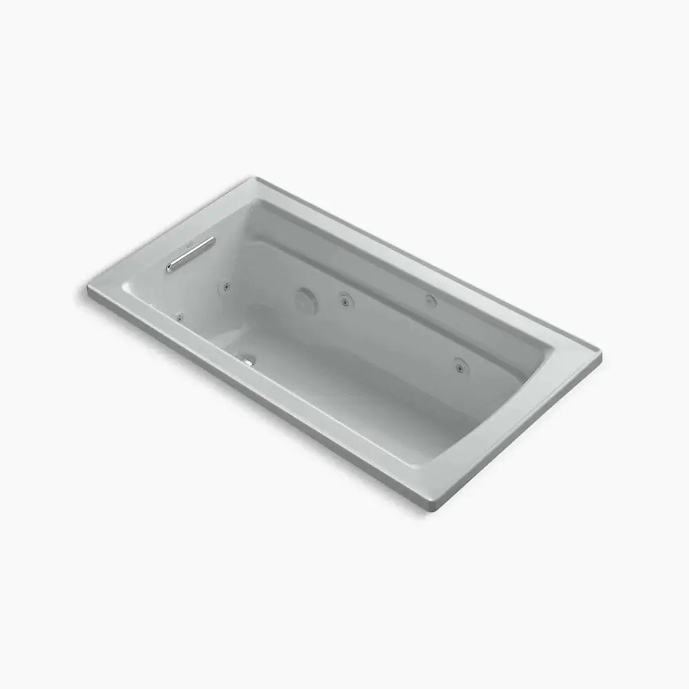 Kohler Archer 60" x 32" drop-in whirlpool bath K-1122-95 - Plumbing Market