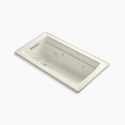 Kohler Archer 60" x 32" drop-in whirlpool bath K-1122-96 - Plumbing Market