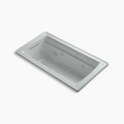 Kohler Archer 60" x 32" drop-in whirlpool bath with and Bask heated surface K-1122-W1-95 - Plumbing Market