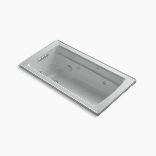Kohler Archer 60" x 32" drop-in whirlpool bath with and Bask heated surface K-1122-W1-95 - Plumbing Market