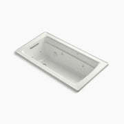 Kohler Archer 60" x 32" drop-in whirlpool bath with heater K-1122-H-NY - Plumbing Market
