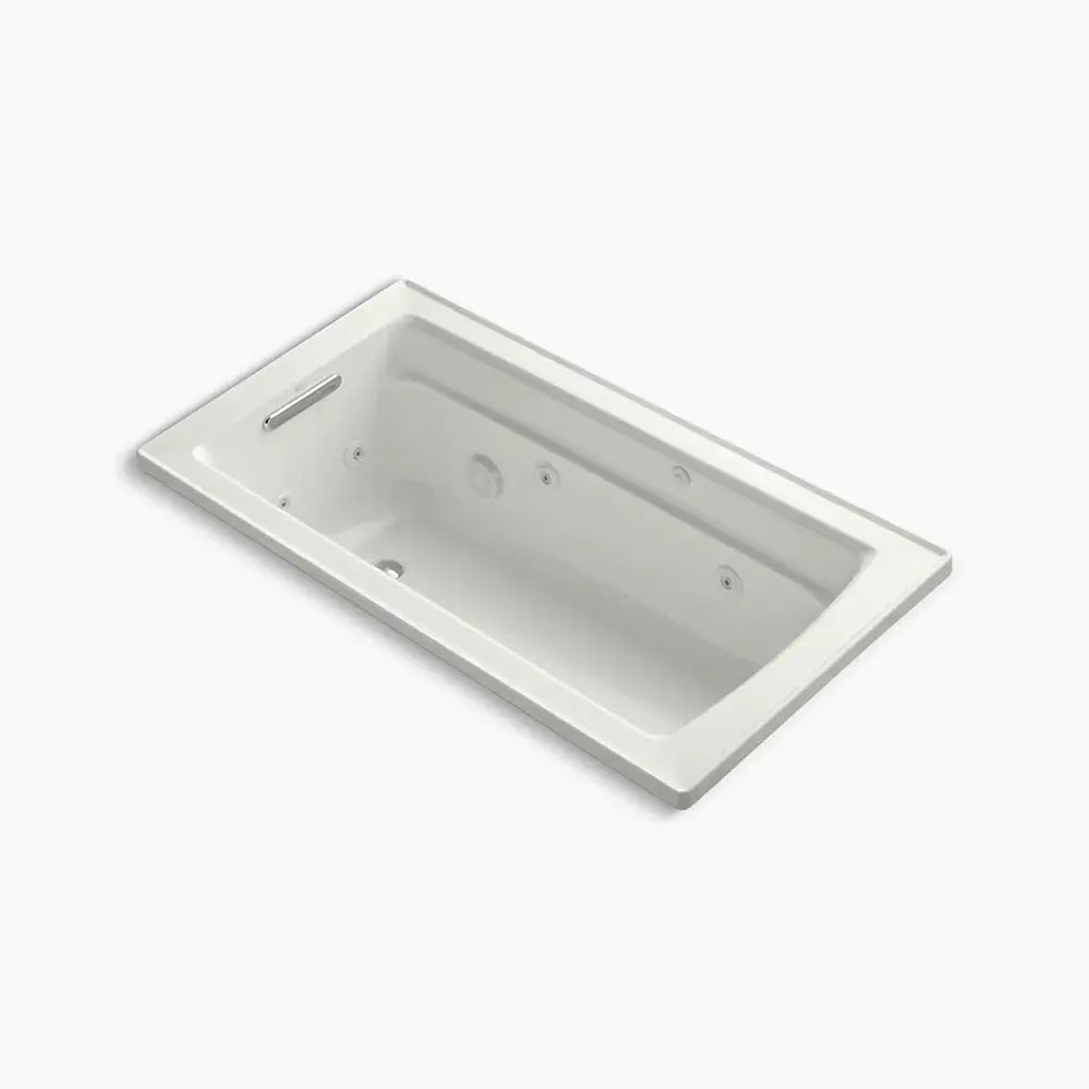 Kohler Archer 60" x 32" drop-in whirlpool bath with heater K-1122-H-NY - Plumbing Market