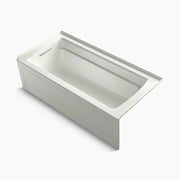 Kohler Archer 66" x 32" alcove Heated BubbleMassage air bath with Bask heated surface, left drain K-1949-GHLAW-NY - Plumbing Market