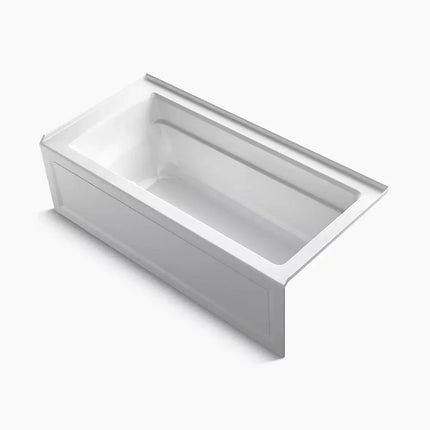 Kohler Archer 66" x 32" alcove Heated BubbleMassage air bath with Bask heated surface, right drain K-1949-GHRAW-0 - Plumbing Market