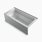 Kohler Archer 66" x 32" alcove Heated BubbleMassage air bath, right drain K-1949-GHRA-95 - Plumbing Market