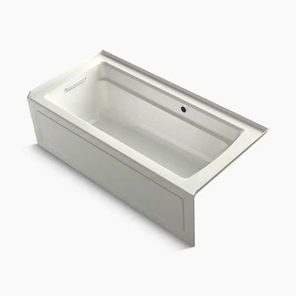 Kohler Archer 66" x 32" alcove bath with Bask heated surface, left drain K-1948-LAW-NY - Plumbing Market