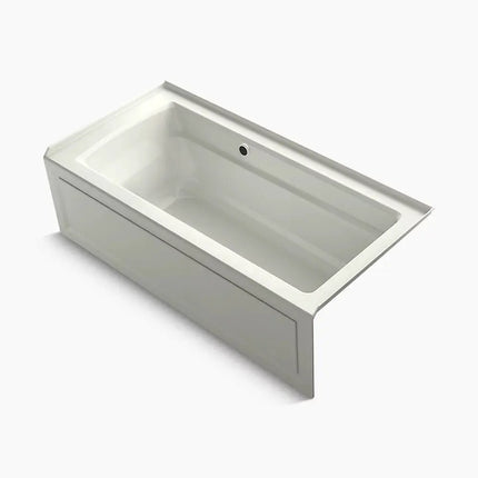 Kohler Archer 66" x 32" alcove bath with Bask heated surface, right drain K-1948-RAW-NY - Plumbing Market
