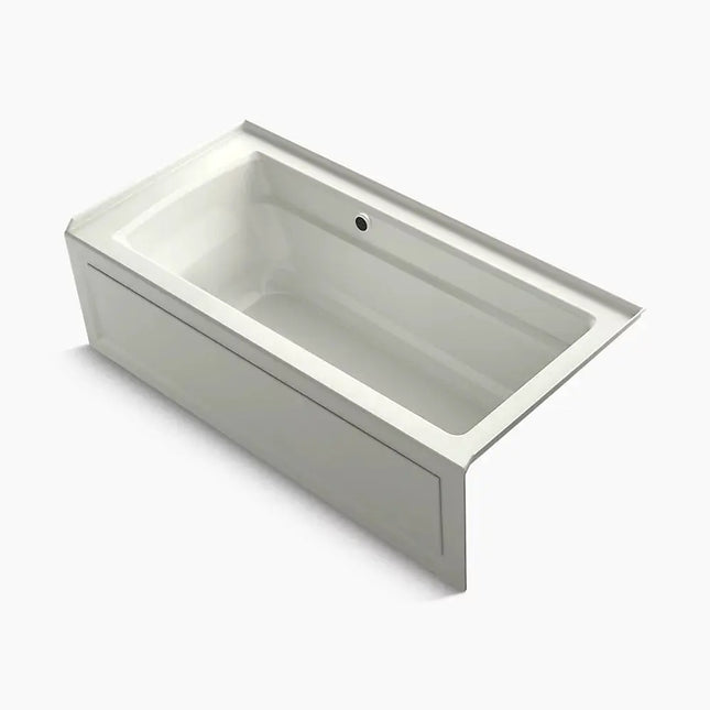 Kohler Archer 66" x 32" alcove bath with Bask heated surface, right drain K-1948-RAW-NY - Plumbing Market