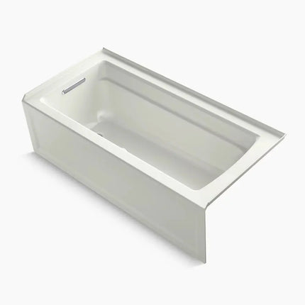 Kohler Archer 66" x 32" alcove bath, left drain K-1948-LA-NY - Plumbing Market