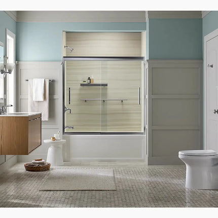 Kohler Archer 66" x 32" alcove bath, left drain K-1948-LA-NY - Plumbing Market