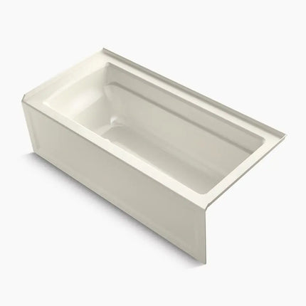 Kohler Archer 66" x 32" alcove bath, right drain K-1948-RA-96 - Plumbing Market