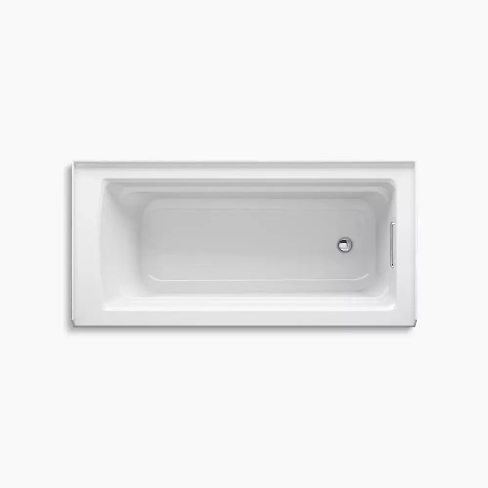 Kohler Archer 66" x 32" alcove bath, right drain K-1948-RA-NY - Plumbing Market