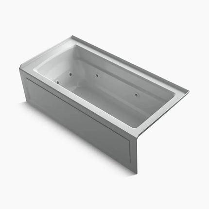 Kohler Archer 66" x 32" alcove heated whirlpool, right drain K-1949-HRA-95 - Plumbing Market