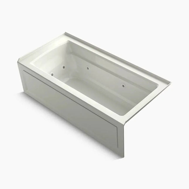 Kohler Archer 66" x 32" alcove heated whirlpool, right drain K-1949-HRA-NY - Plumbing Market