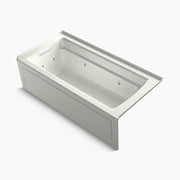 Kohler Archer 66" x 32" alcove whirlpool bath with Bask heated surface, left drain K-1949-LAW-NY - Plumbing Market