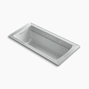 Kohler Archer 66" x 32" drop-in Heated BubbleMassage air bath K-1949-GH-95 - Plumbing Market