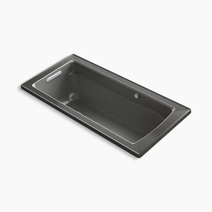 Kohler Archer 66" x 32" drop-in Heated BubbleMassage air bath with Bask heated surface K-1949-GHW-58 - Plumbing Market