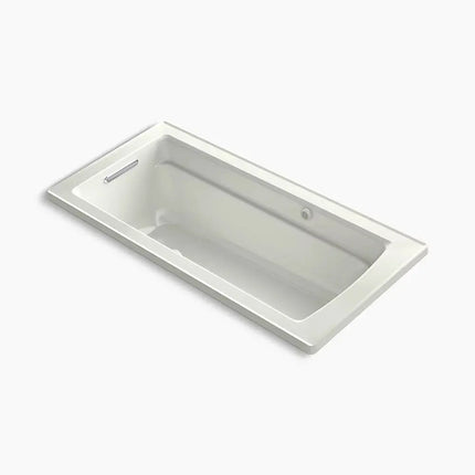 Kohler Archer 66" x 32" drop-in Heated BubbleMassage air bath with Bask heated surface K-1949-GHW-NY - Plumbing Market