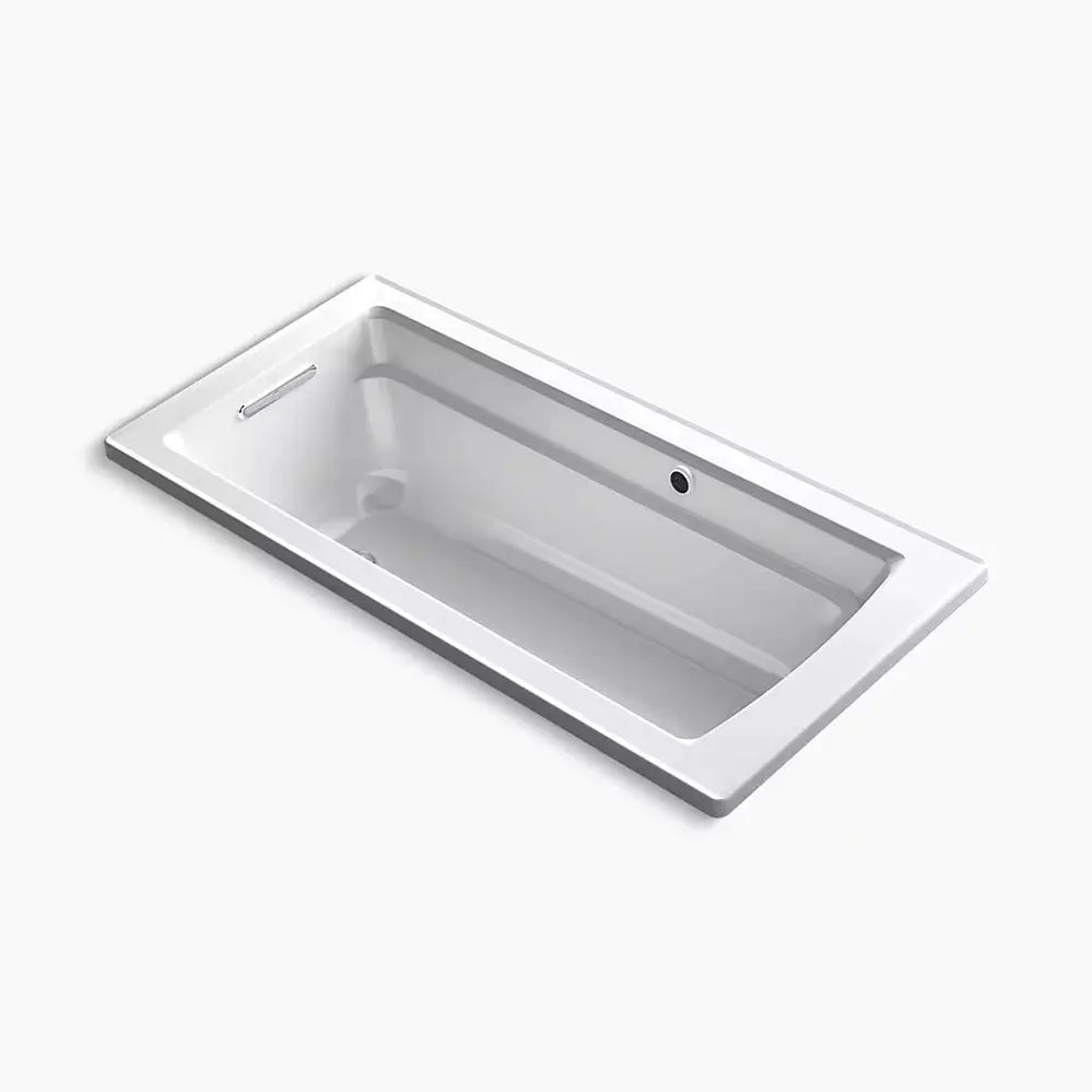 Kohler Archer 66" x 32" drop-in bath with Bask heated surface K-1948-W1-0 - Plumbing Market