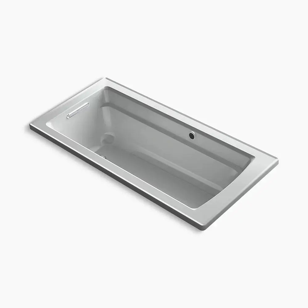 Kohler Archer 66" x 32" drop-in bath with Bask heated surface K-1948-W1-95 - Plumbing Market