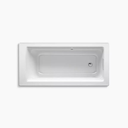 Kohler Archer 66" x 32" drop-in bath with Bask heated surface K-1948-W1-NY - Plumbing Market