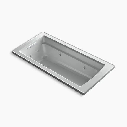 Kohler Archer 66" x 32" drop-in heated whirlpool bath K-1949-H-95 - Plumbing Market