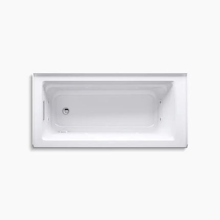 Kohler Archer 66" x 32" integral apron whirlpool with integral flange and left-hand drain K-1949-LA-7 - Plumbing Market