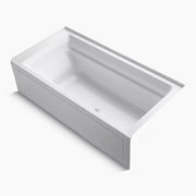 Kohler Archer 72" x 36" alcove Heated BubbleMassage air bath with Bask heated surface, right drain K-1124-GHRAW-0 - Plumbing Market