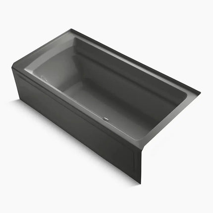 Kohler Archer 72" x 36" alcove Heated BubbleMassage air bath with Bask heated surface, right drain K-1124-GHRAW-58 - Plumbing Market