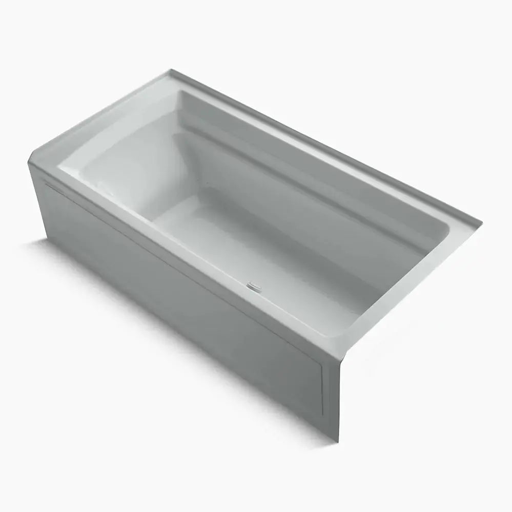 Kohler Archer 72" x 36" alcove Heated BubbleMassage air bath with Bask heated surface, right drain K-1124-GHRAW-95 - Plumbing Market