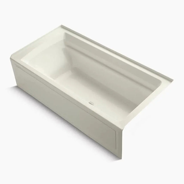Kohler Archer 72" x 36" alcove Heated BubbleMassage air bath with Bask heated surface, right drain K-1124-GHRAW-96 - Plumbing Market