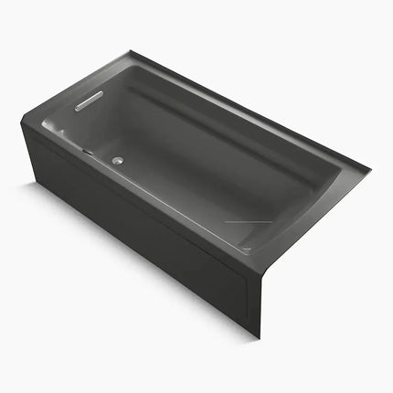 Kohler Archer 72" x 36" alcove Heated BubbleMassage air bath, left drain K-1124-GHLA-58 - Plumbing Market