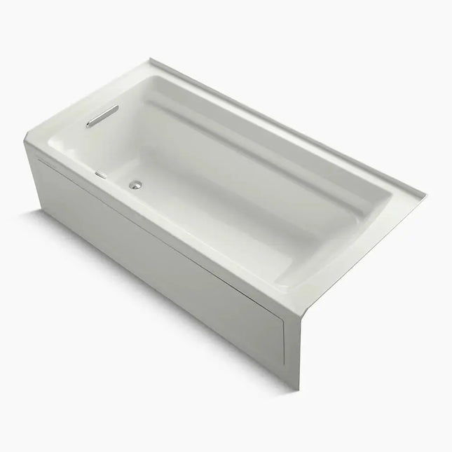 Kohler Archer 72" x 36" alcove Heated BubbleMassage air bath, left drain K-1124-GHLA-NY - Plumbing Market