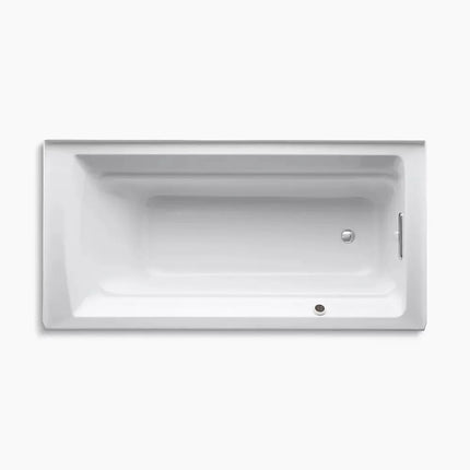 Kohler Archer 72" x 36" alcove bath with Bask heated surface, alcove, right drain K-1125-RAW-0 - Plumbing Market