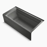 Kohler Archer 72" x 36" alcove bath with Bask heated surface, alcove, right drain K-1125-RAW-58 - Plumbing Market