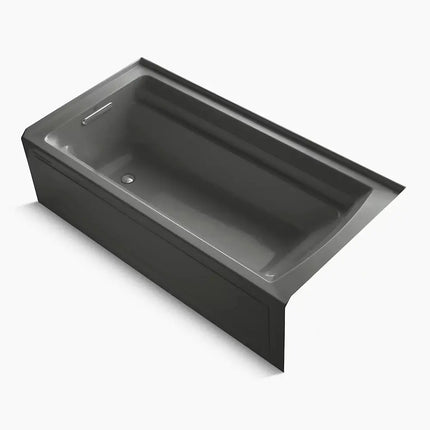 Kohler Archer 72" x 36" alcove bath with Bask heated surface, left drain K-1125-LAW-58 - Plumbing Market