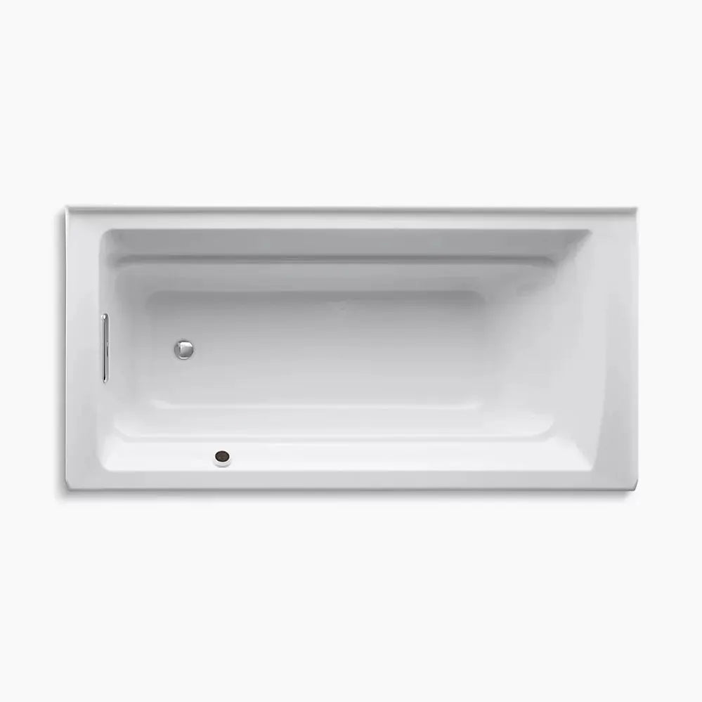 Kohler Archer 72" x 36" alcove bath with Bask heated surface, left drain K-1125-LAW-95 - Plumbing Market