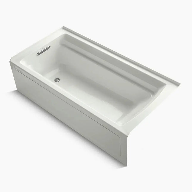 Kohler Archer 72" x 36" alcove bath with Bask heated surface, left drain K-1125-LAW-NY - Plumbing Market