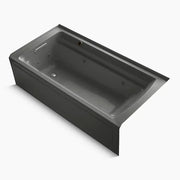 Kohler Archer 72" x 36" alcove whirlpool bath with Bask heated surface, left drain K-1124-LAW-58 - Plumbing Market