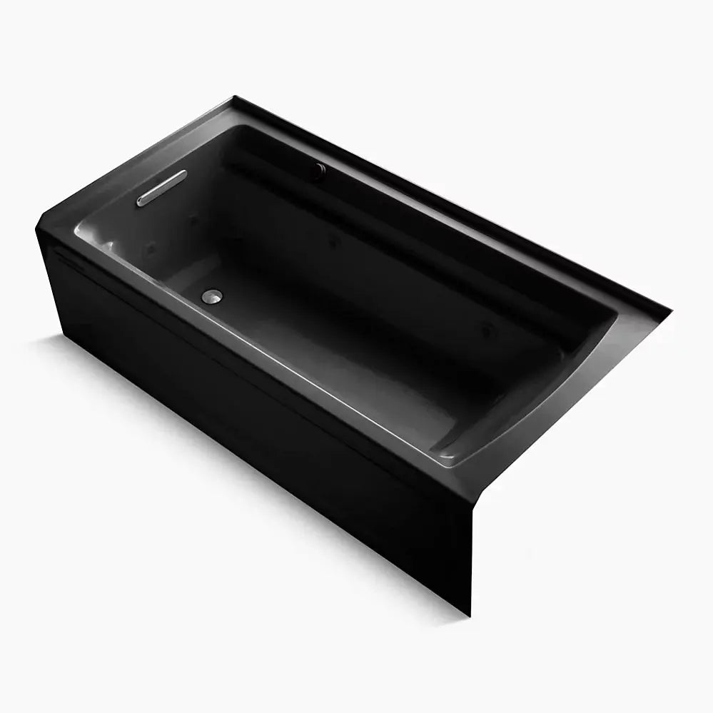 Kohler Archer 72" x 36" alcove whirlpool bath with Bask heated surface, left drain K-1124-LAW-7 - Plumbing Market