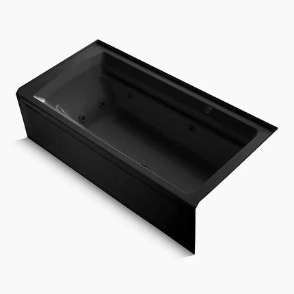 Kohler Archer 72" x 36" alcove whirlpool bath with Bask heated surface, right drain K-1124-RAW-7 - Plumbing Market