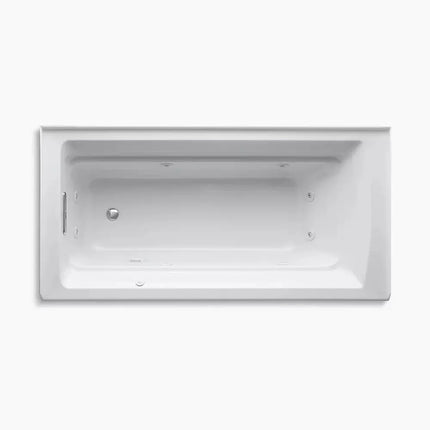 Kohler Archer 72" x 36" alcove whirlpool bath with alcove, left drain K-1124-LA-0 - Plumbing Market