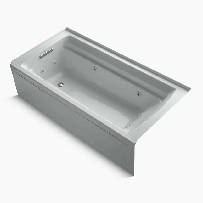 Kohler Archer 72" x 36" alcove whirlpool bath with alcove, left drain K-1124-LA-95 - Plumbing Market