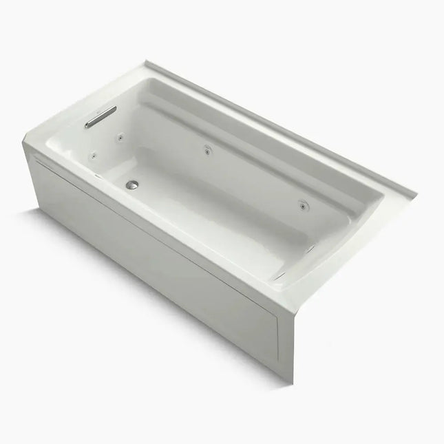 Kohler Archer 72" x 36" alcove whirlpool bath with alcove, left drain K-1124-LA-NY - Plumbing Market