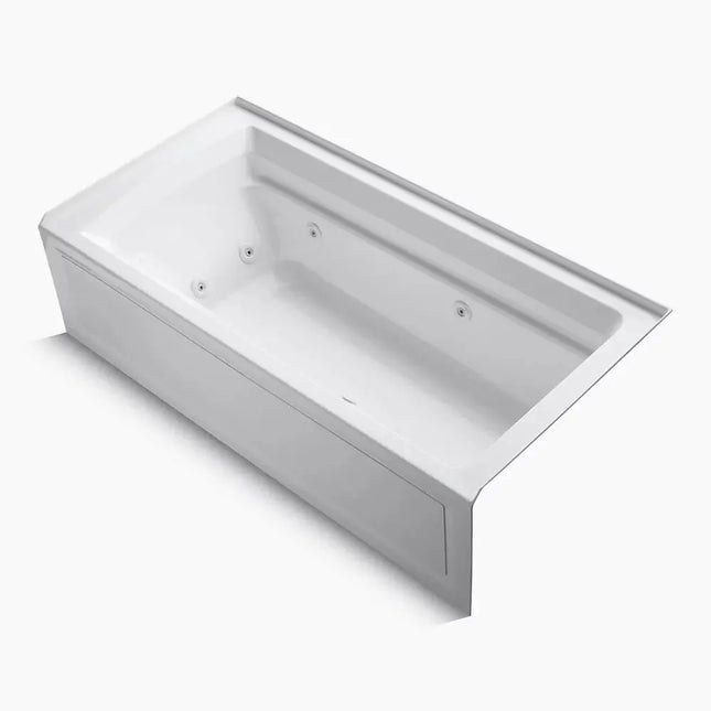 Kohler Archer 72" x 36" alcove whirlpool bath, right drain K-1124-RA-0 - Plumbing Market